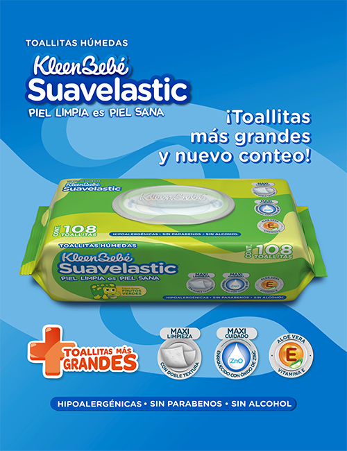 KleenBebé® Movilastic® Protección total por todos lados 