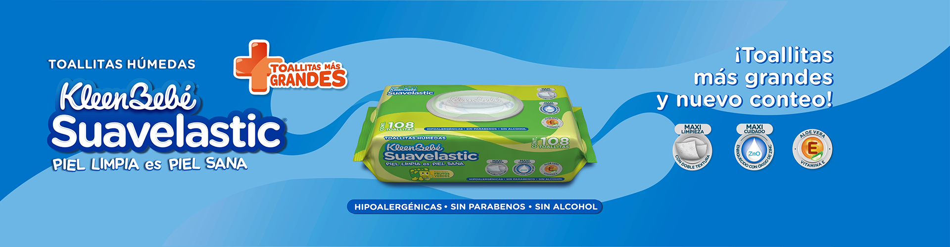 KleenBebé® Movilastic® Protección total por todos lados 