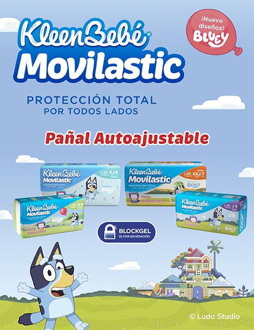 KleenBebé® Movilastic® Protección total por todos lados 
